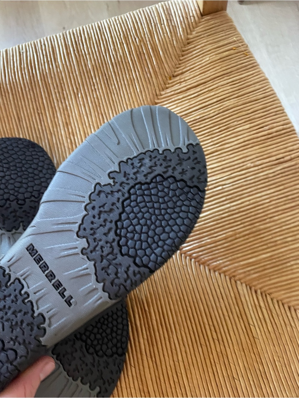 Merrell Terran Post II Thong Sandals Senise Black Gray Womens 8 UK 6 EU 39 - Picture 6 of 15